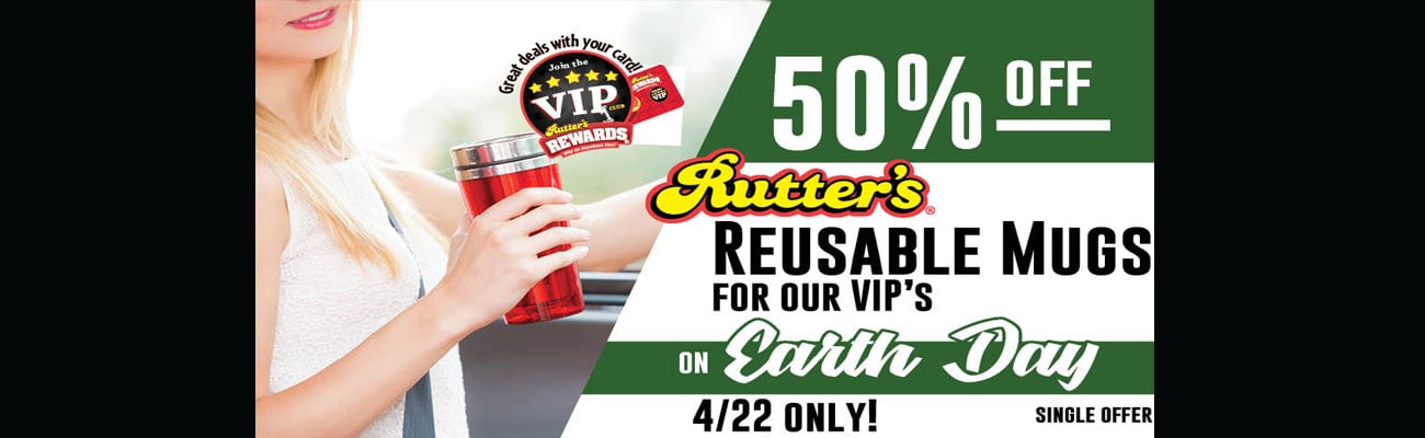 Rutter's Earth Day promo 2018