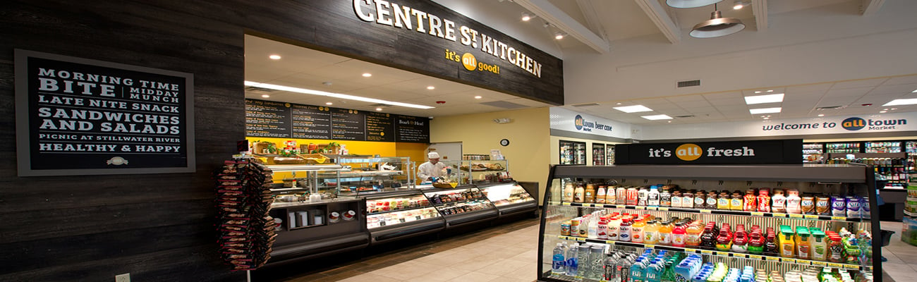 Alltown convenience store interior