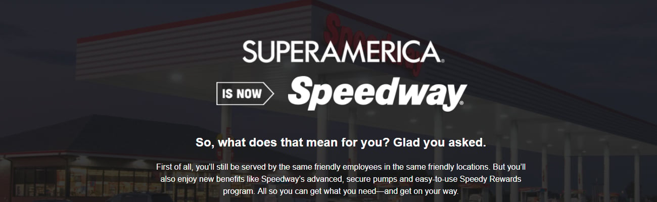 SuperAmerica is being rebranded Speedway