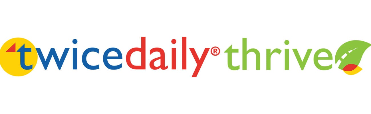 Logo for Twice Daily Thrive program