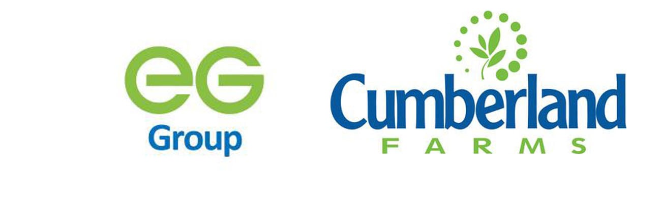 Logos for EG Group and Cumberland Farms