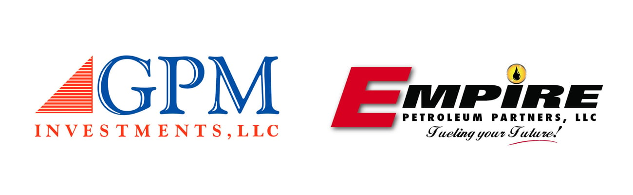 Logos for GPM Investments and Empire Petroleum Partners