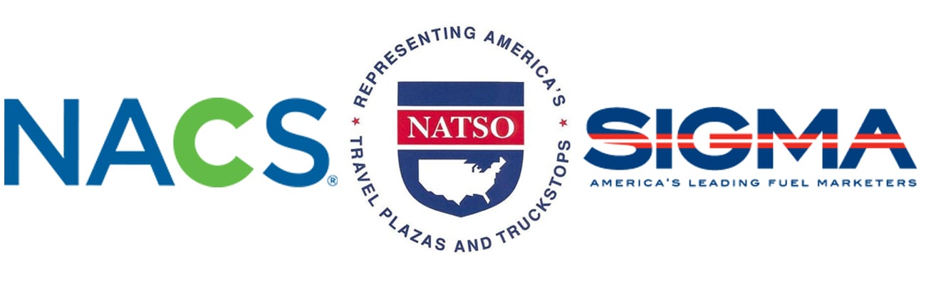 Logos for NATSO, NACS and SIGMA 