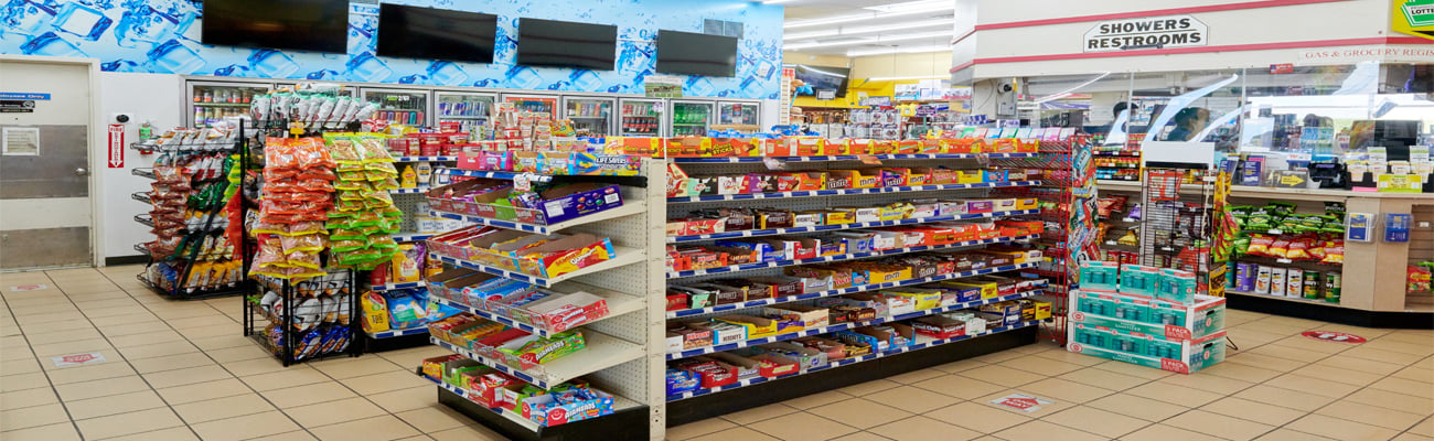 Inside a TravelCenters of America store