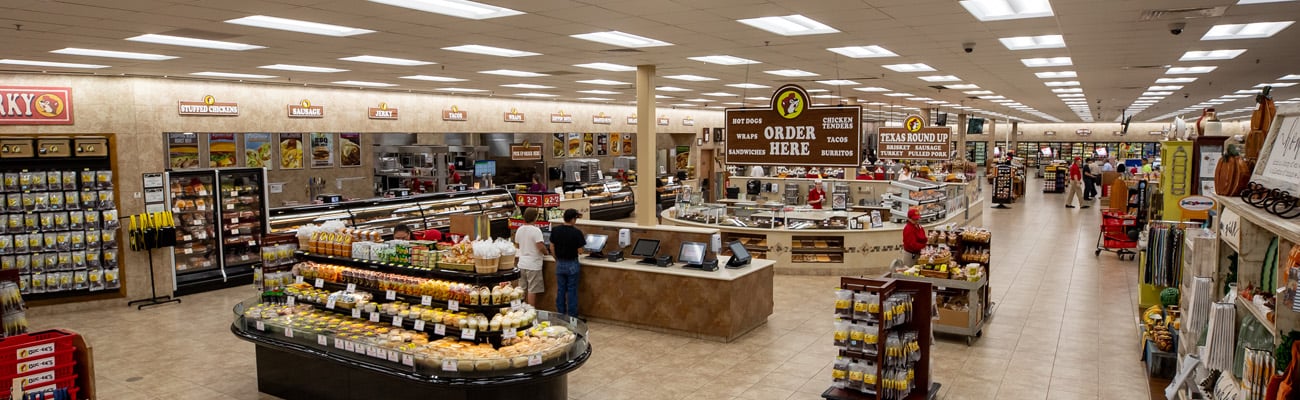 An overview of the interior of Buc-ee's Kentucky