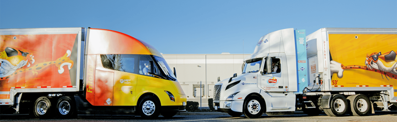 Frito-Lay Modesto facility trucks