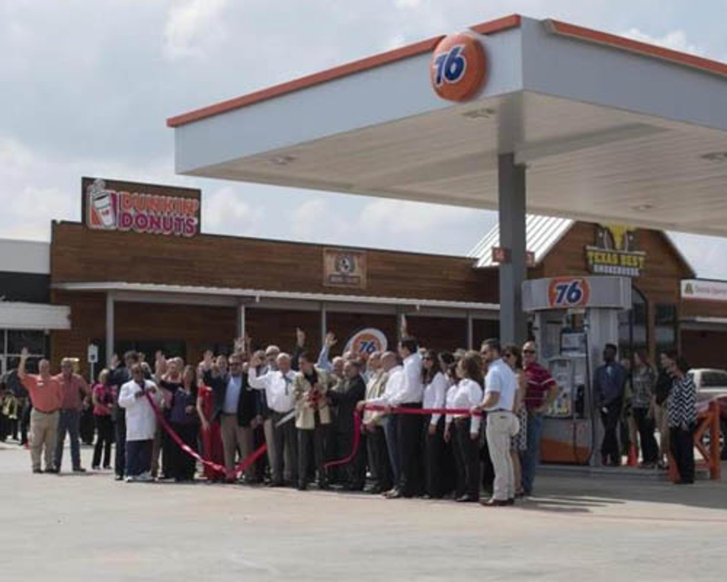 Grand opening of the The 76 Travel Center, located in Nash, Texas