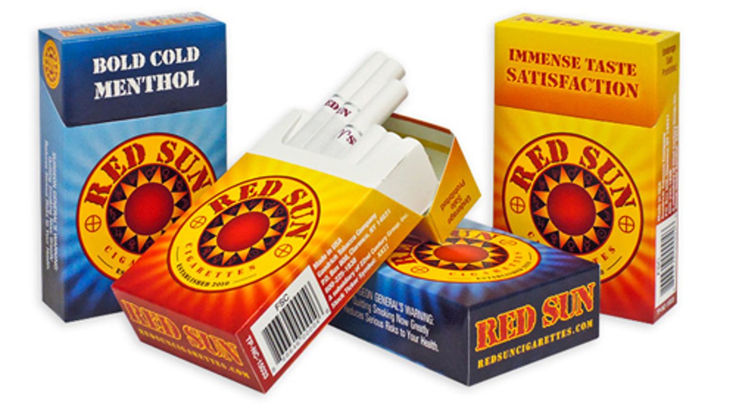 22nd Century Group's Red Sun cigarettes