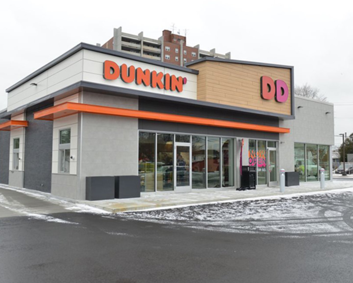 Dunkin' Donuts next generation store in Quincy, Mass.