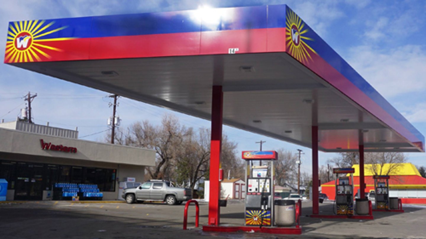 The exterior of a Western Convenience Stores location