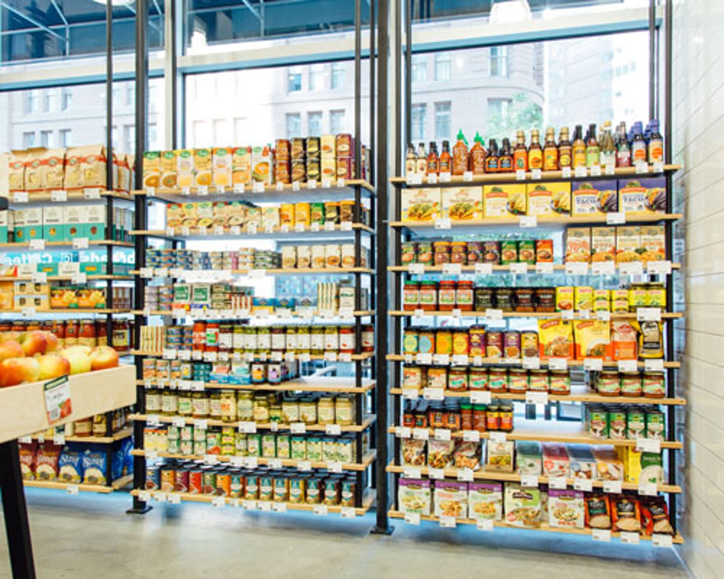 Choice Market food shelves 