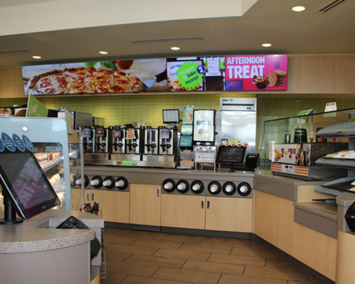 Interior of Cumberland Farms next-generation store