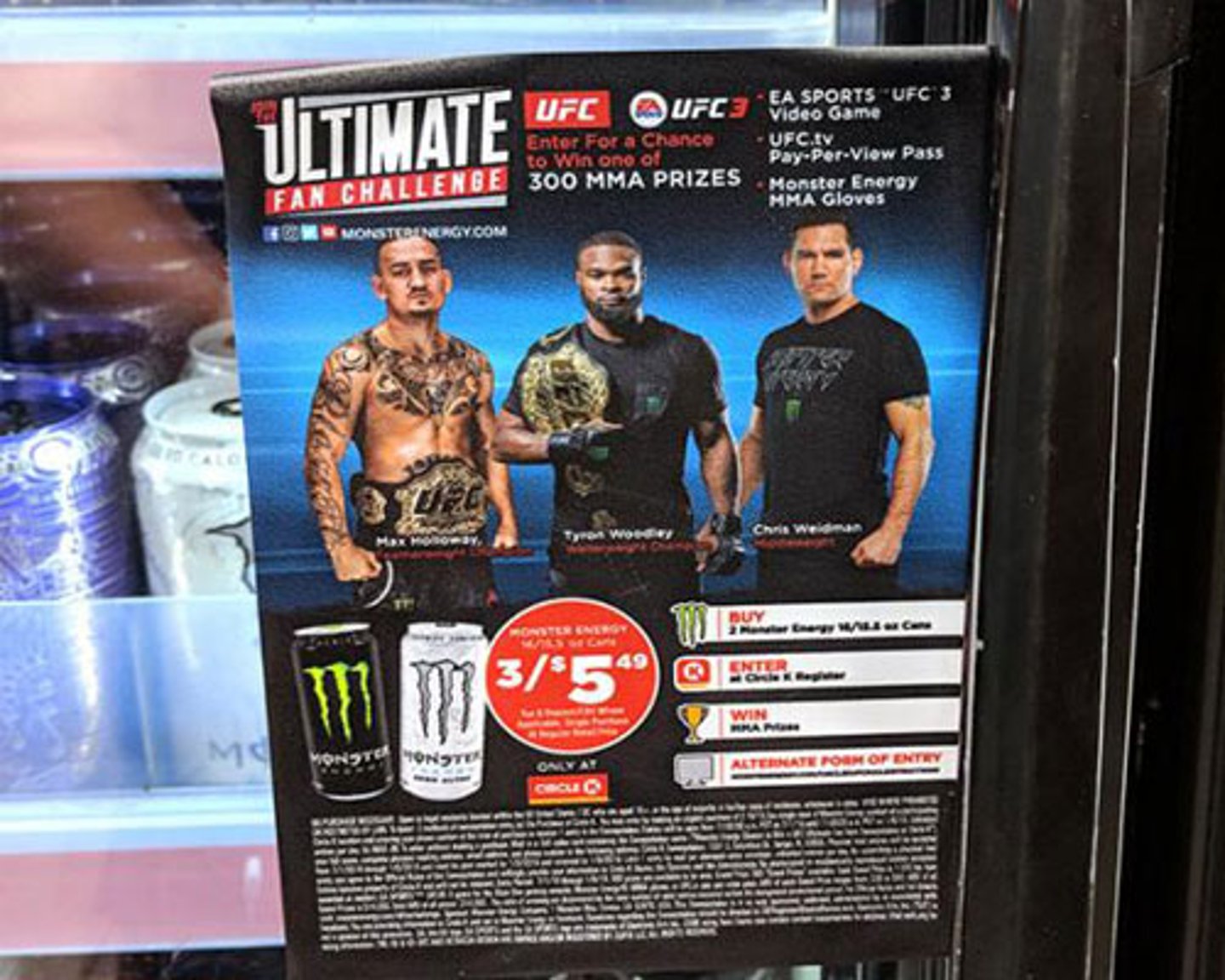 UFC sweeps at Circle K