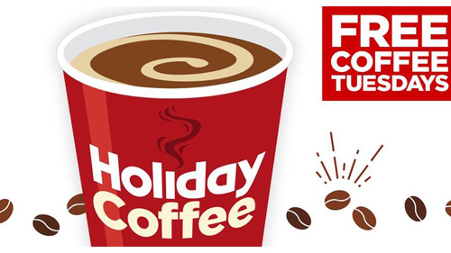 Holiday Stationstores Free Coffee Tuesdays