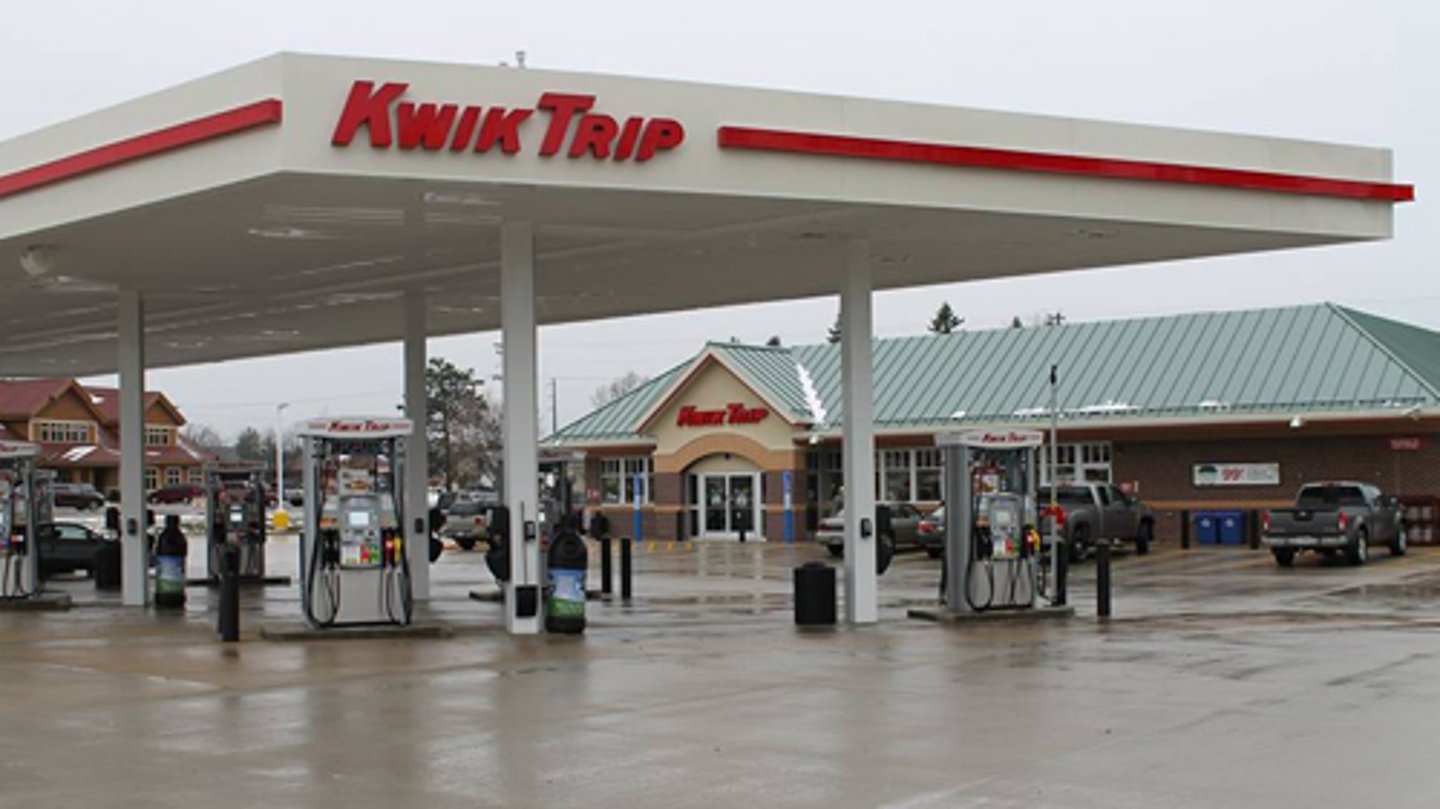 A Kwik Trip convenience store and gas station