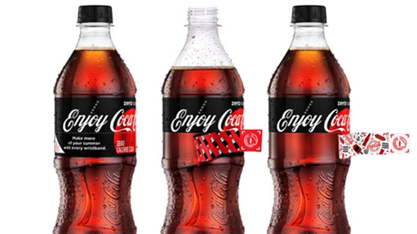 Enjoy Coca-Cola promotion bottles