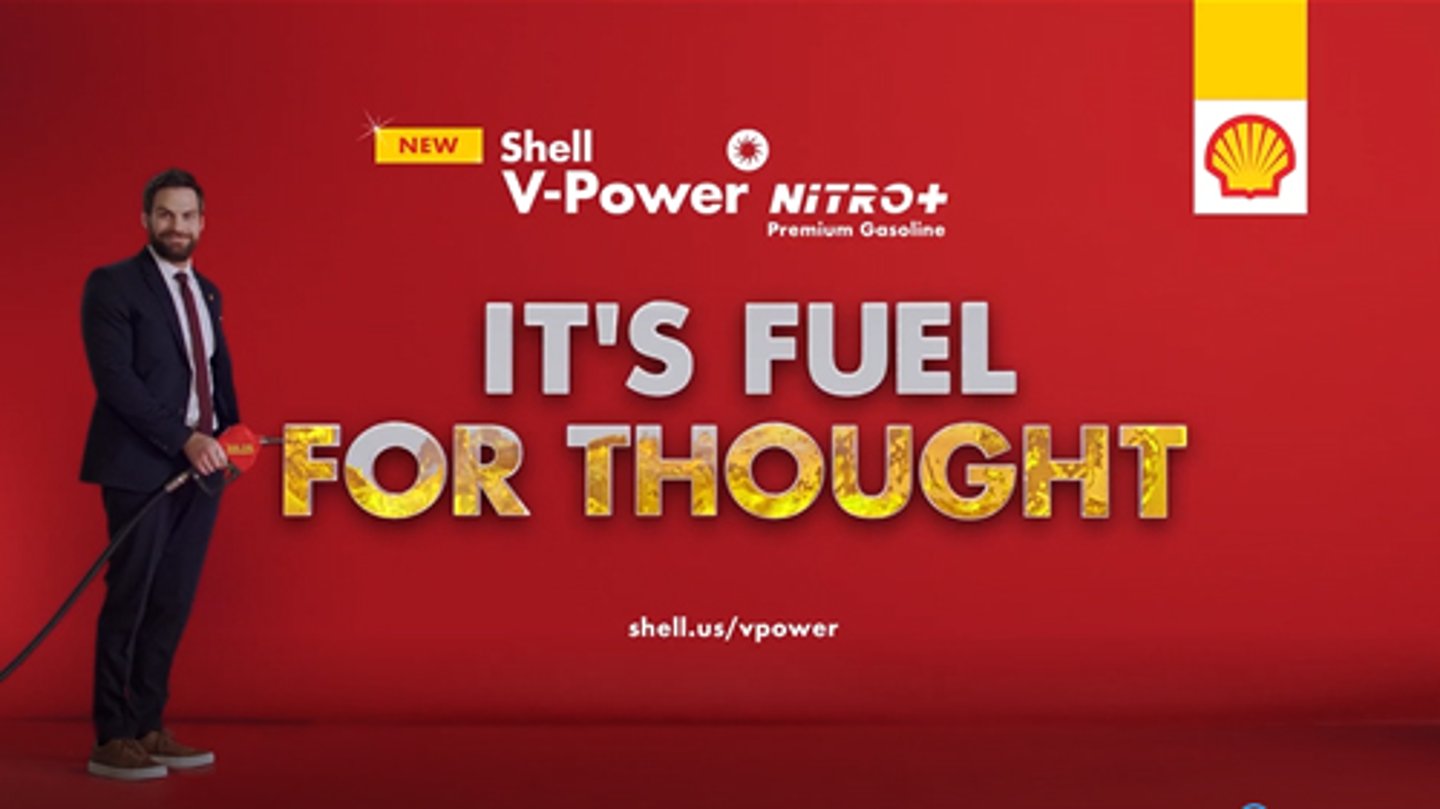 Advertisement for Shell V-Power NiTRO+ 