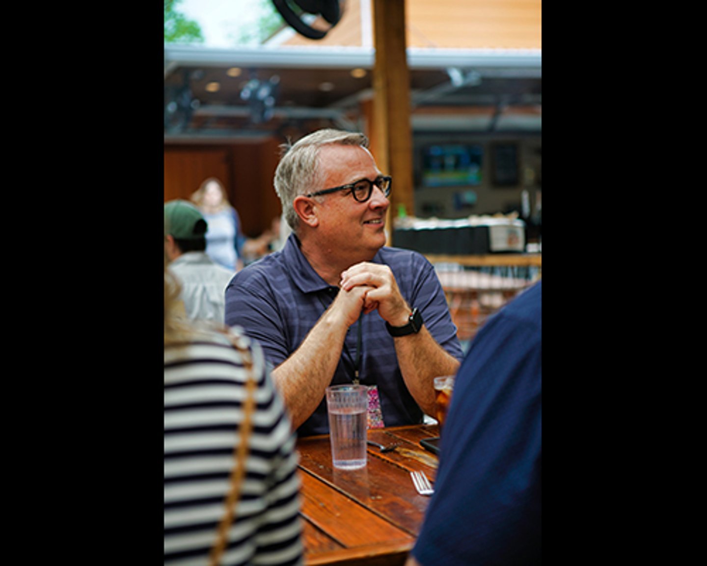 Speedway's Greg Tornberg at Sout Duck Market