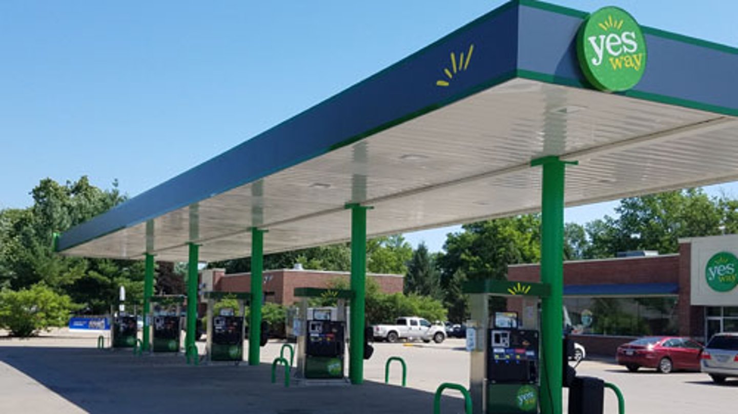 A Yesway convenience store and gas station in Iowa