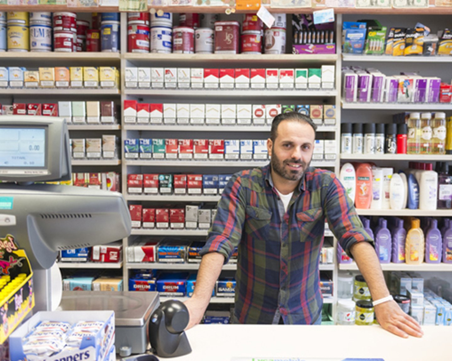 Tobacco products on sale at retail