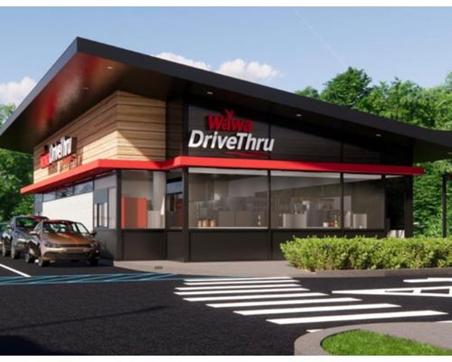 Wawa freestanding drive-thru