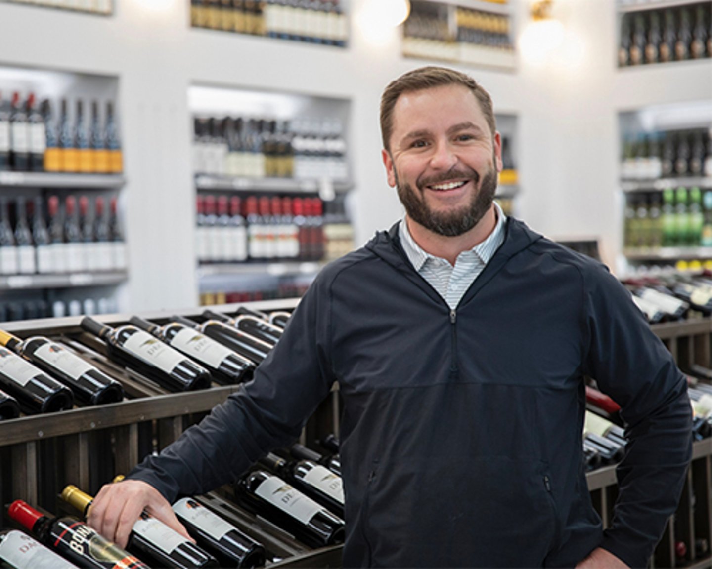 Chief operating Officer Brandon Hofmann at Parker's Spirits.