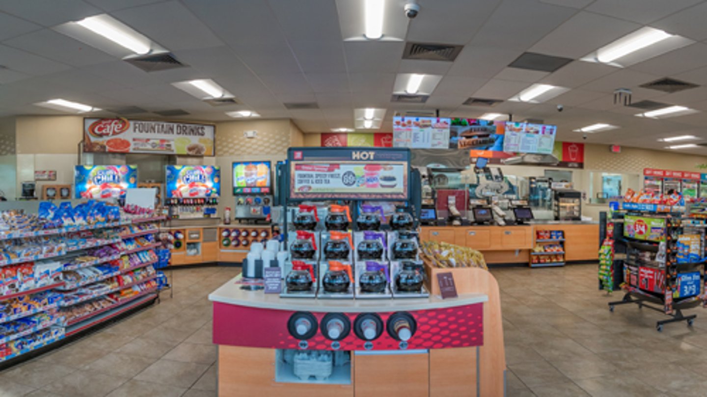 Inside a Speedway convenience store