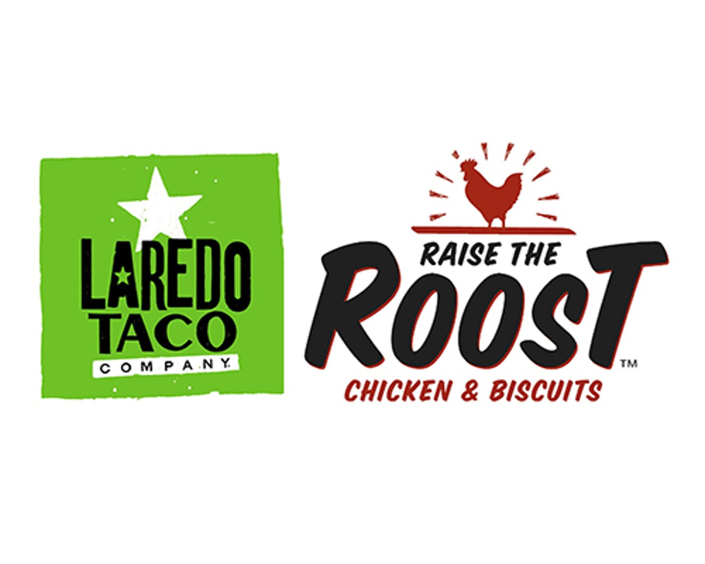 Laredo Taco & Raise the Roost logos