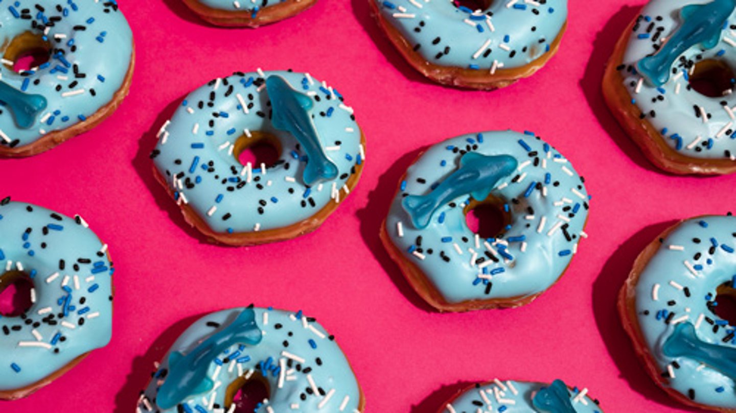 Sheetz Shark Week donut