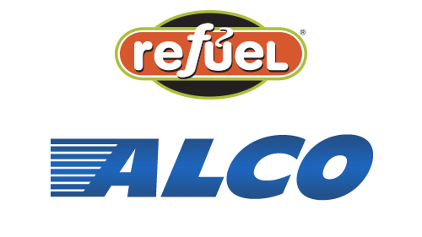 Logos for Refuel and ALCO