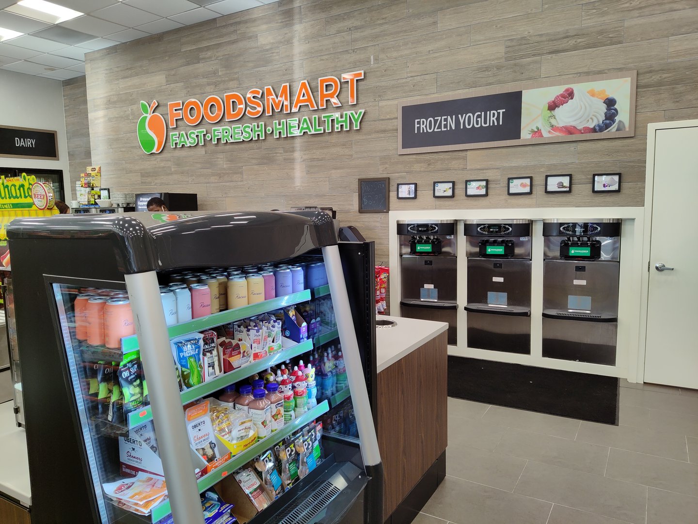 Beverages & frozen yogurt in Foodsmart in Yonkers, N.Y.