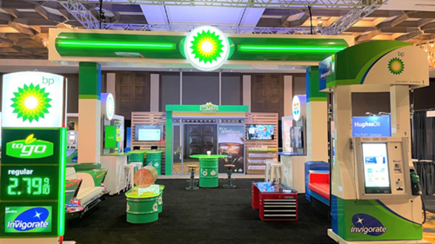 BP booth at the BPAMA convention 