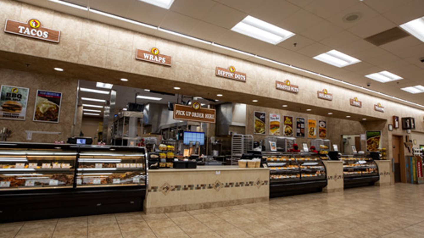 The deli section in Buc-ee's Kentucky