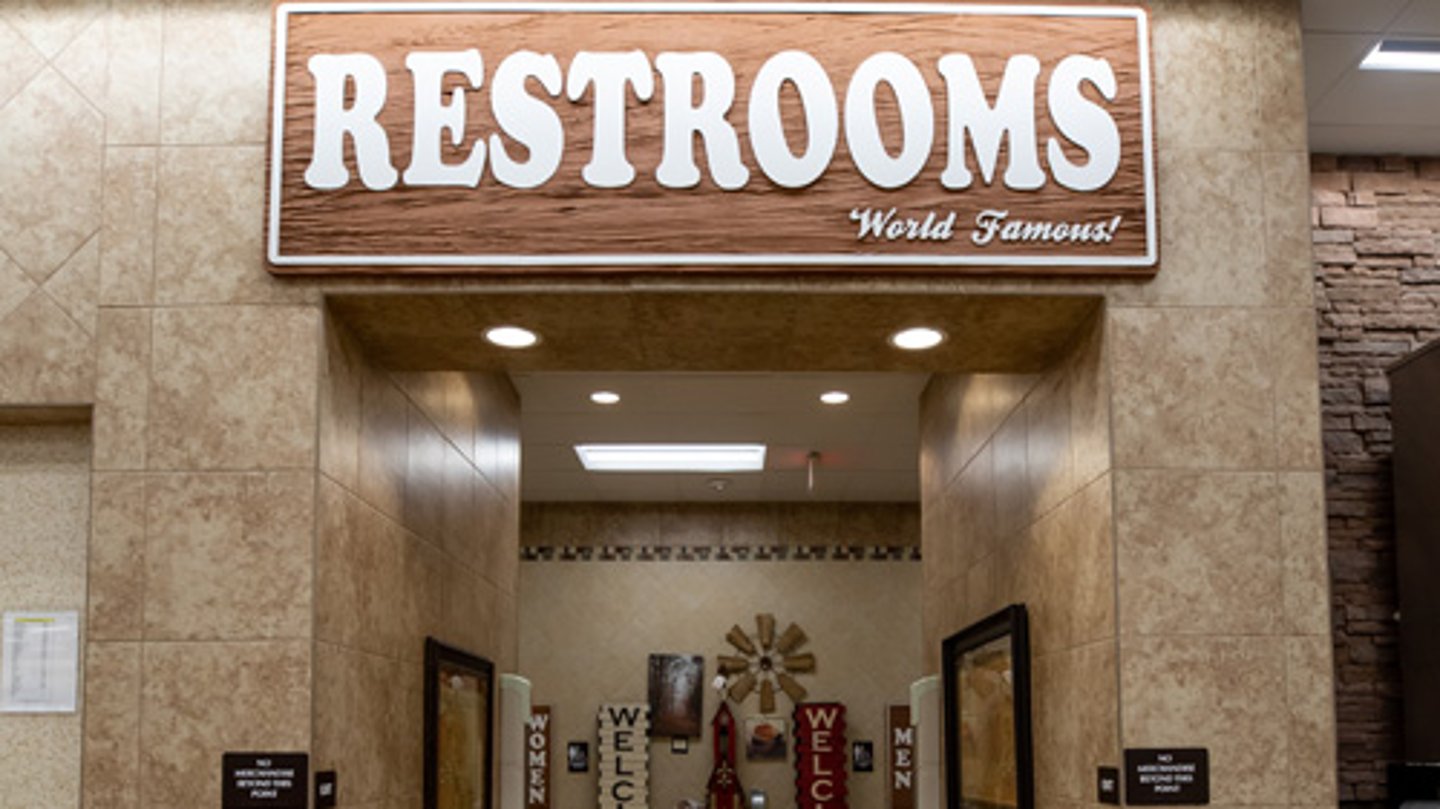 The award winning restrooms at Buc-ee's