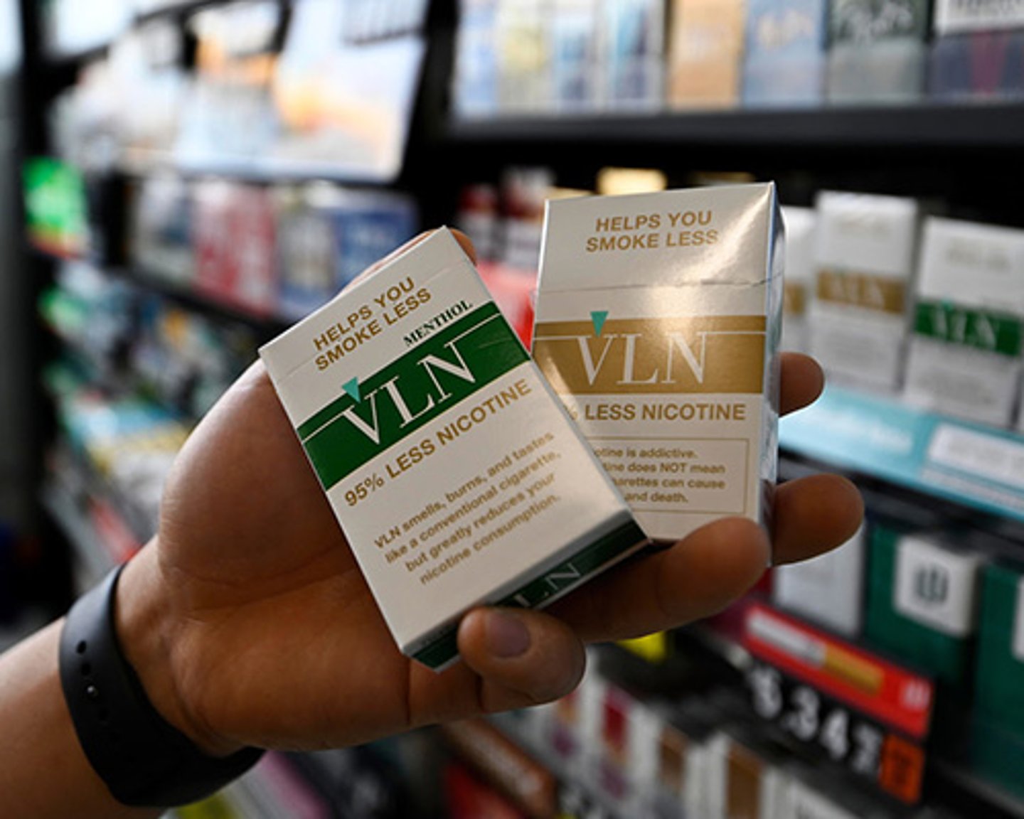 VLN cigarettes packaging