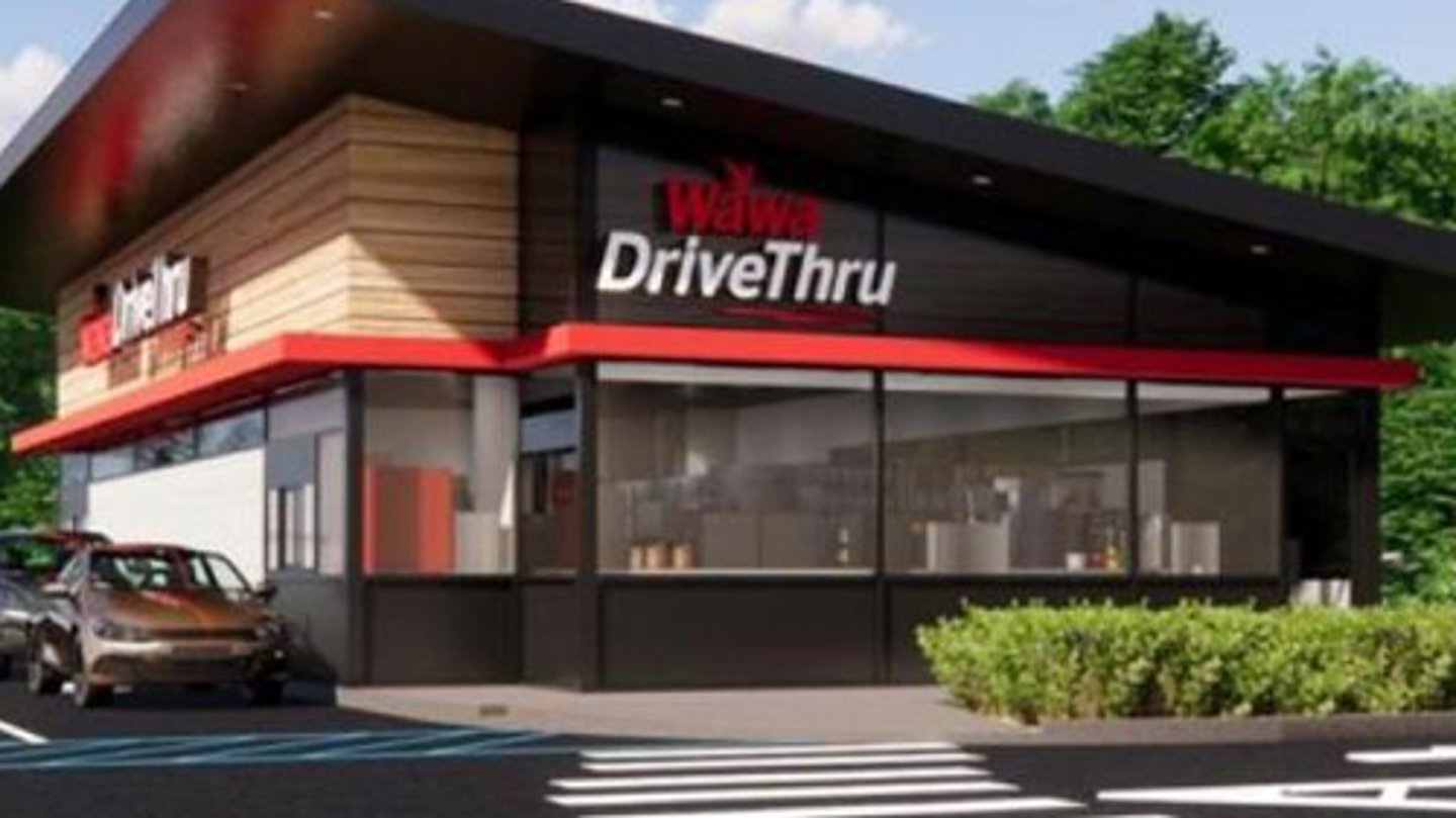 Wawa standalone drive thru