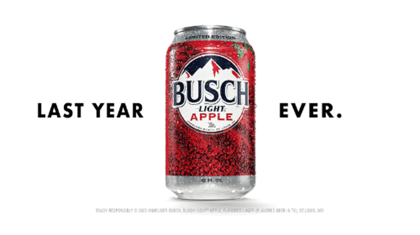 Busch Light Apple Beer