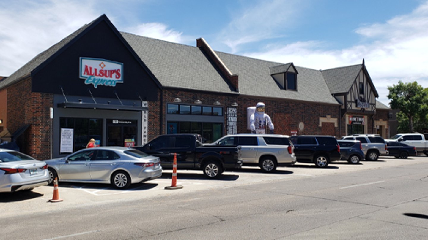 The outside of the new Allsup's Express