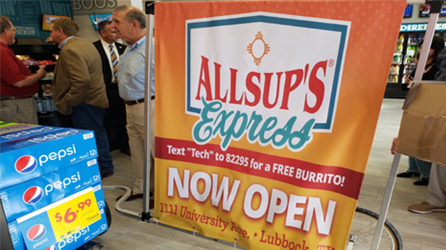 VIP opening of the new Alllsup's Express