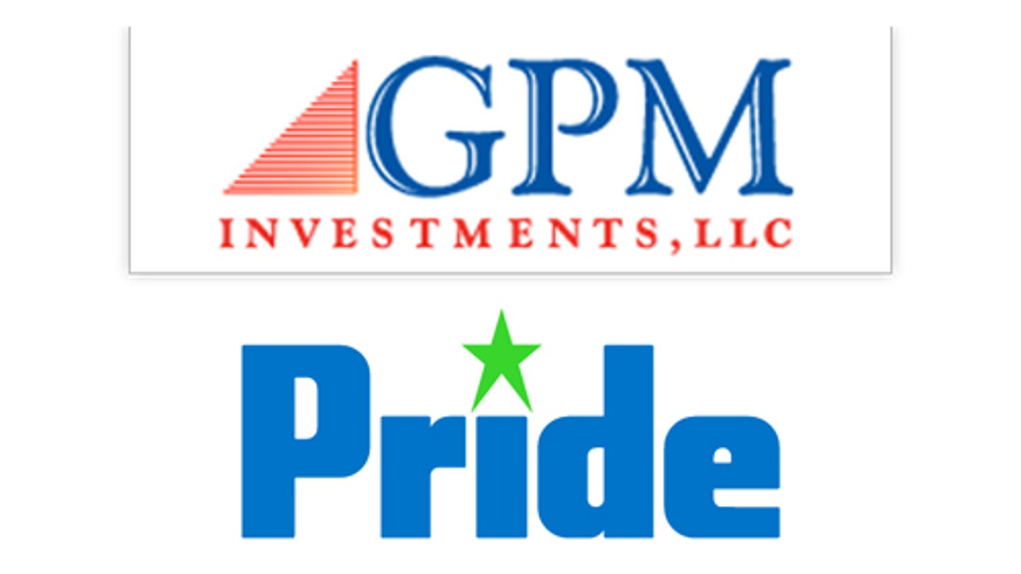 Logos for GPM Investments and Pride Convenience