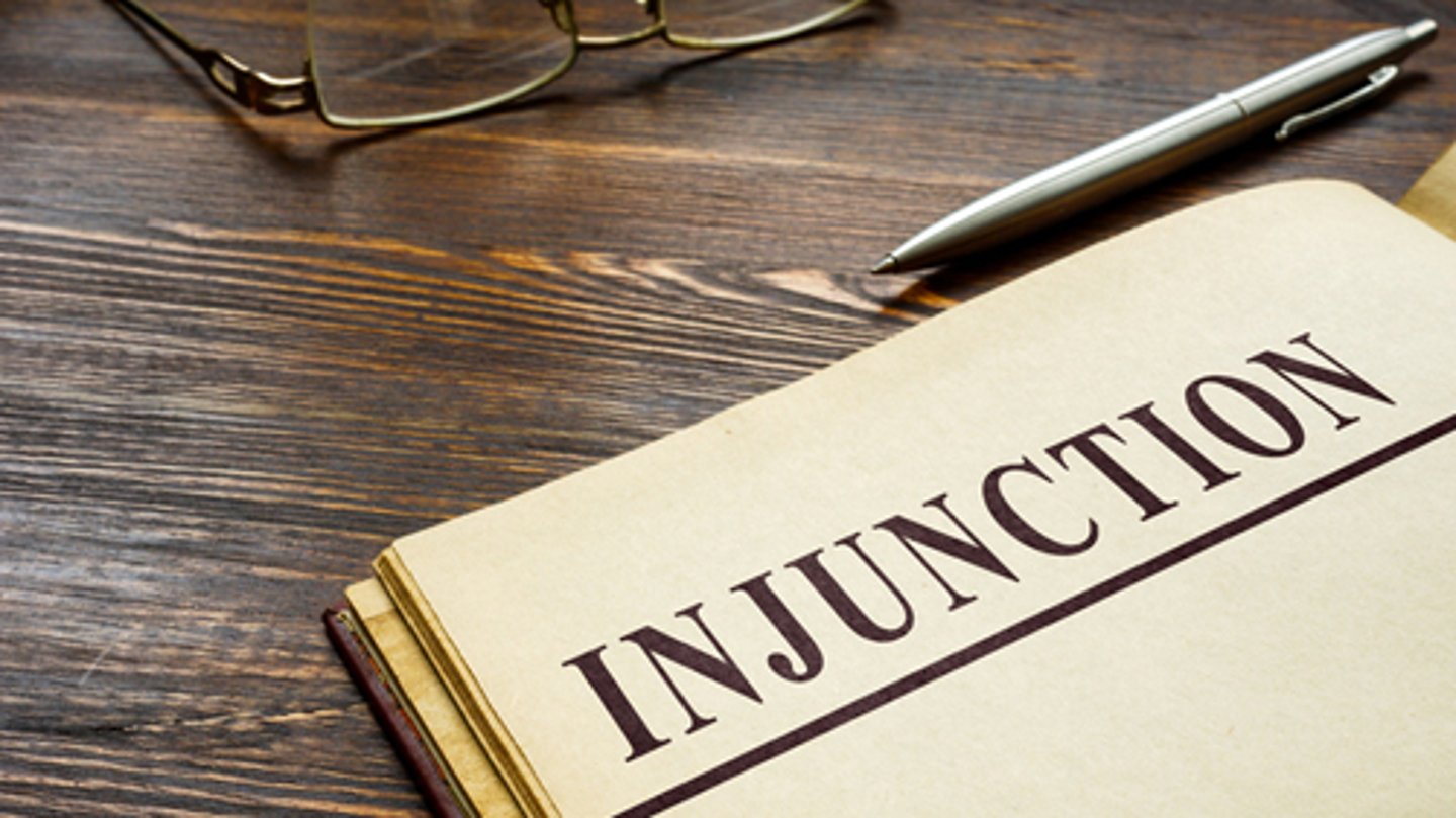 An injunction