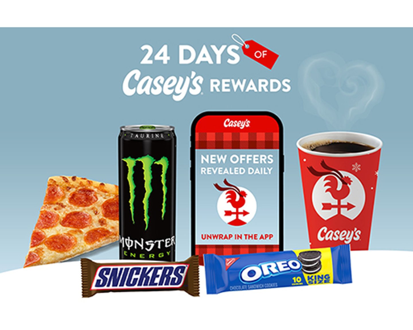 24 Days of Casey's Rewards