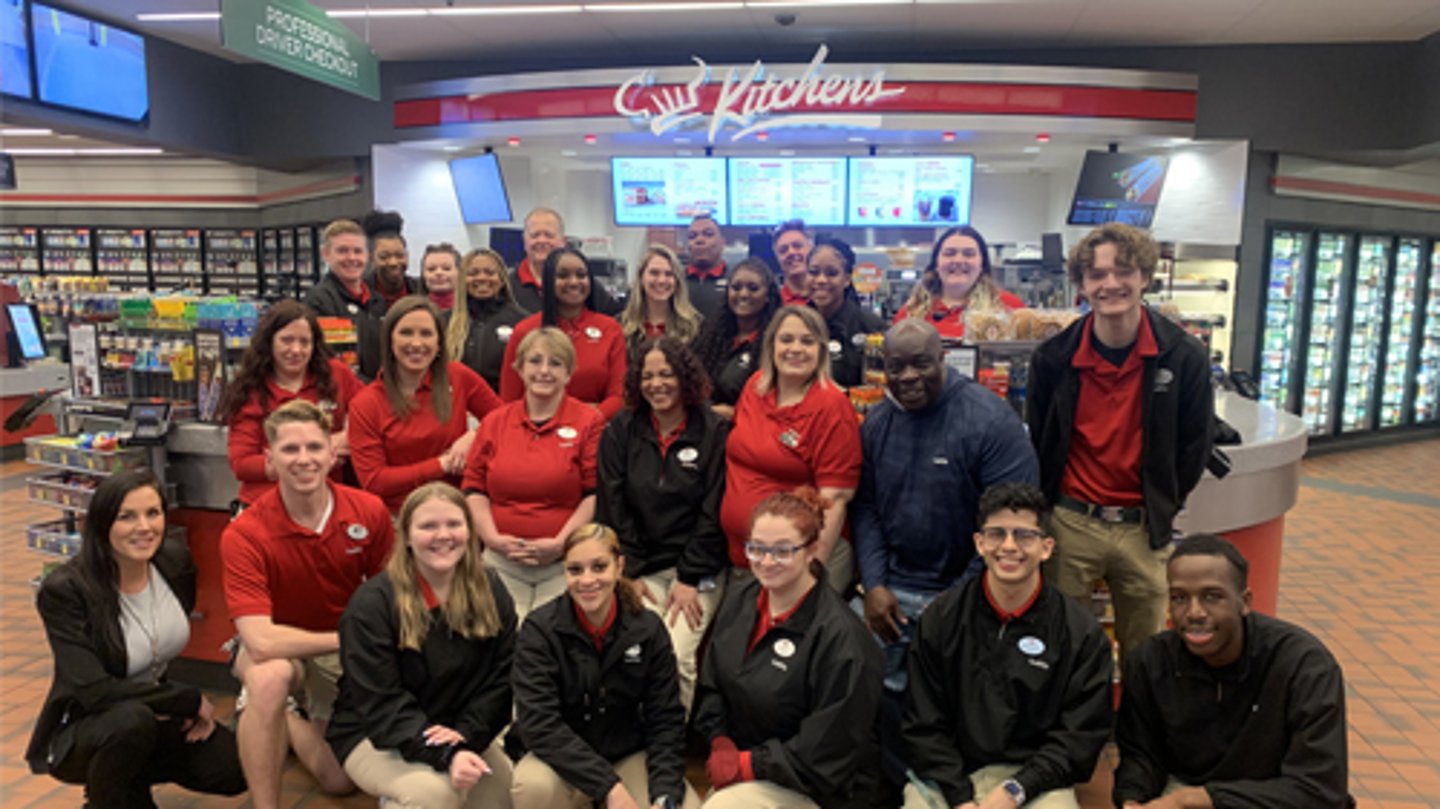 Team members at the new QuikTrip travel center in Chattanooga, Tenn.