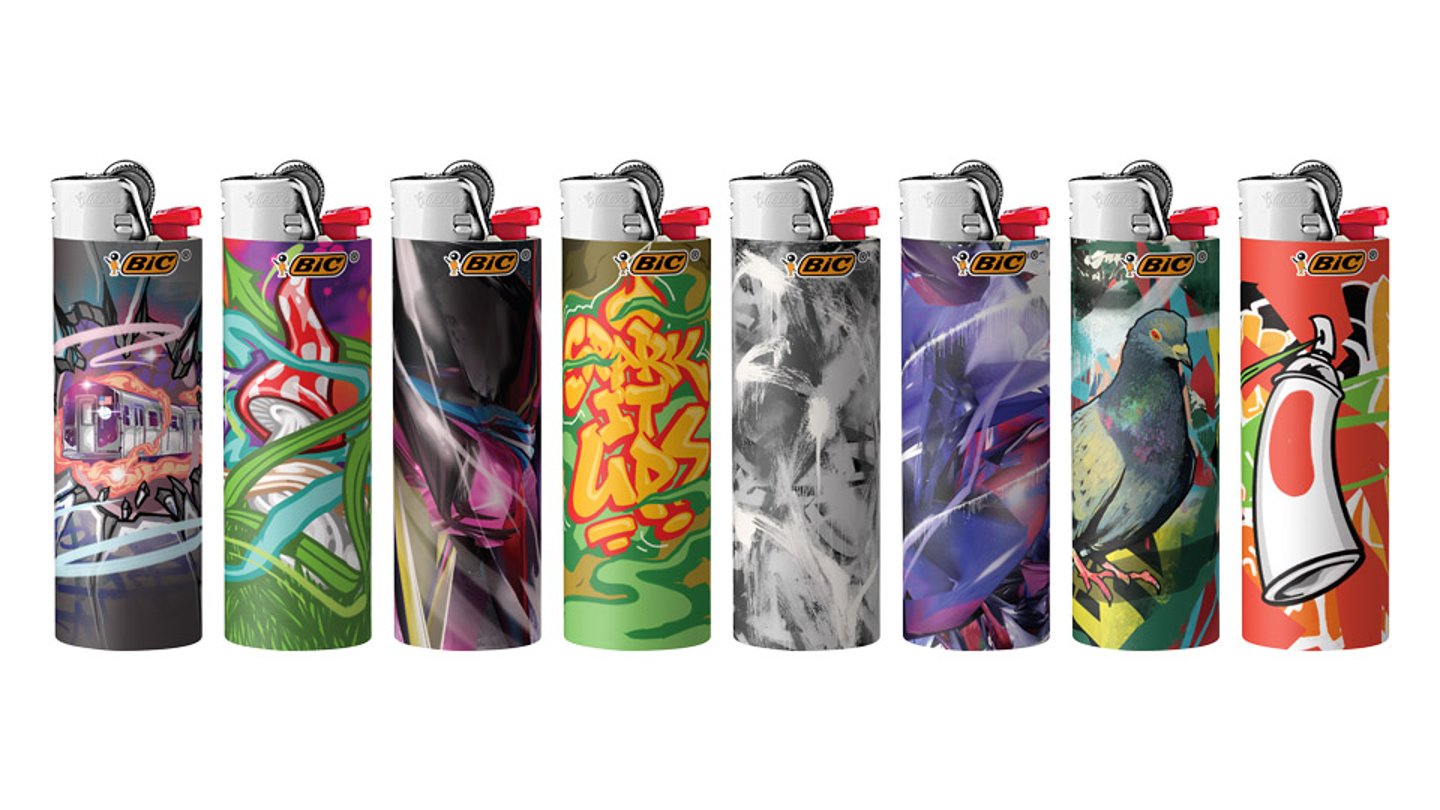 BIC Street Art Series lighters