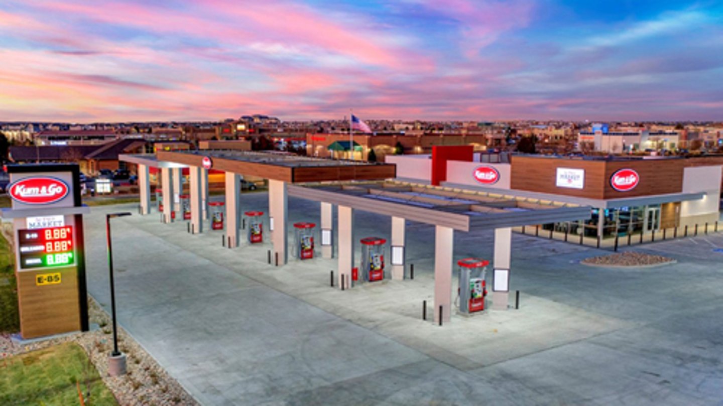 A Kum &Go gas station and c-store