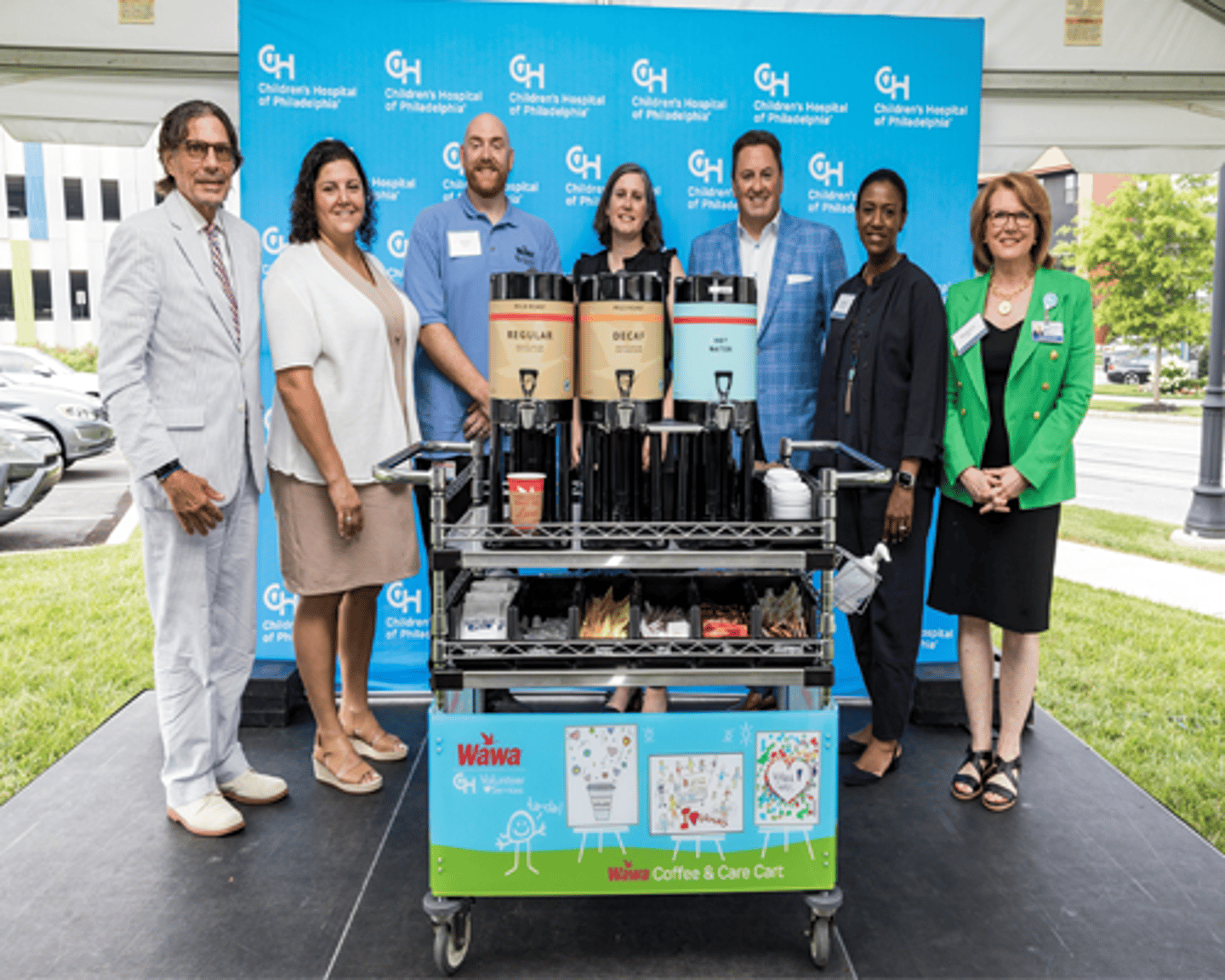 Wawa Coffee and Care Cart