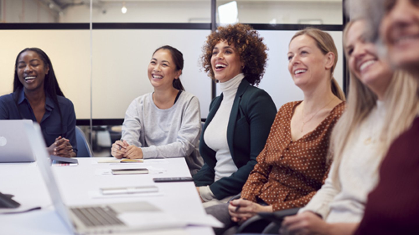 Women in a conference room