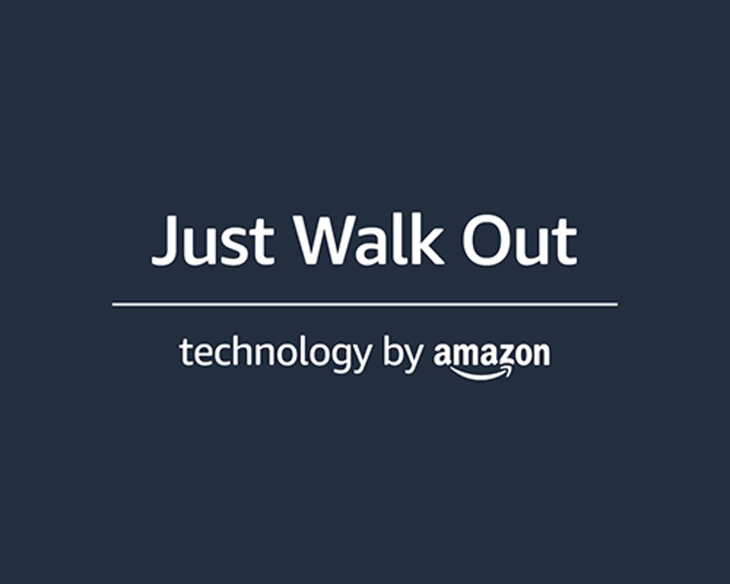 Just Walk Out technology