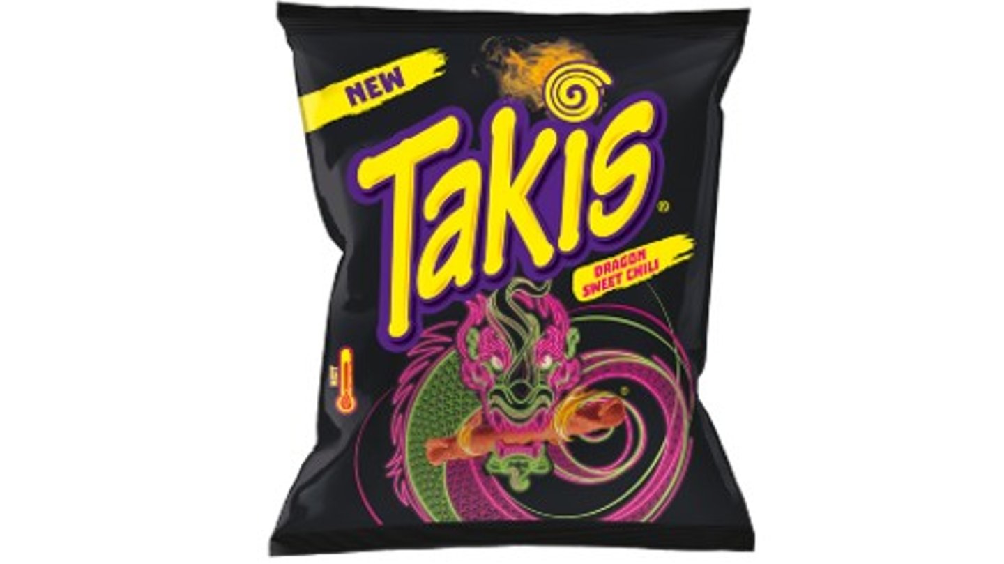 Takis Dragon Sweet Chili chips