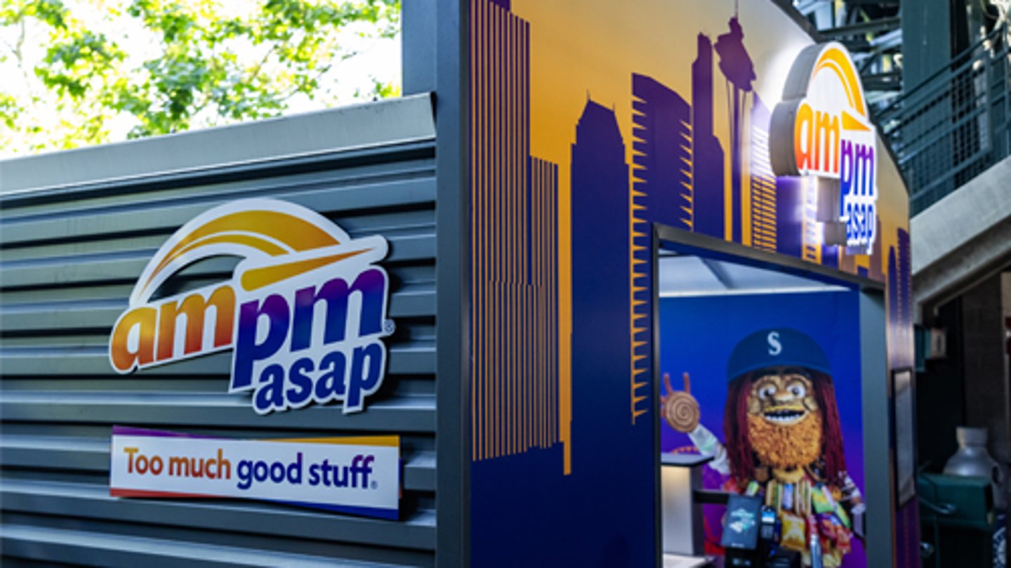 An ampm ASAP store at the Mariner's ballpark in Seattle